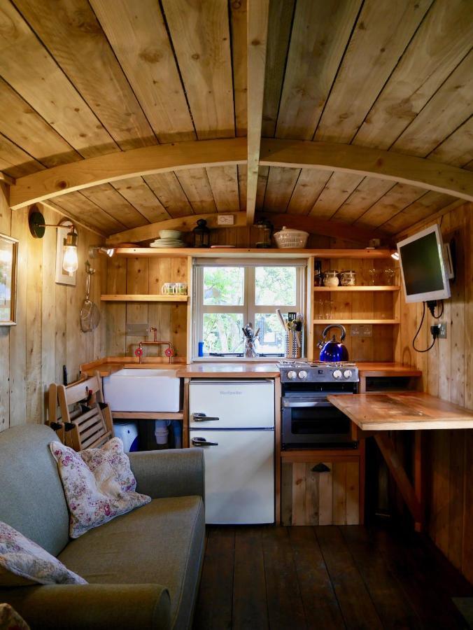 The Wayside Shepherd Hut Beaulieu Exterior foto